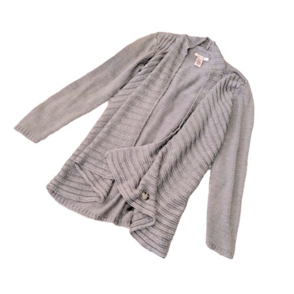 Covington Silver Sparkle Knit Cardigan - S/C